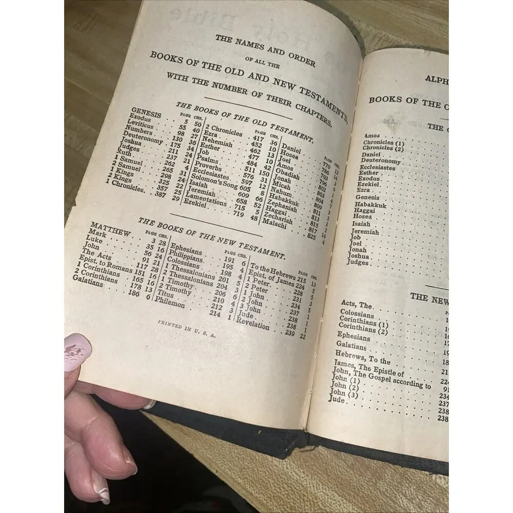 N/A holy bible